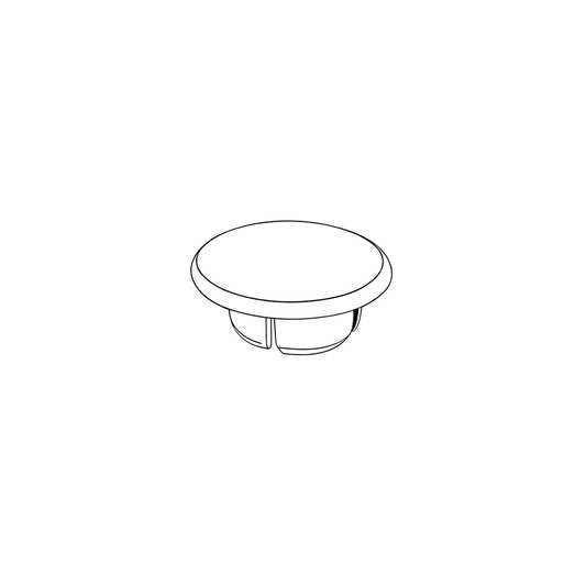 Door hinge pin plug