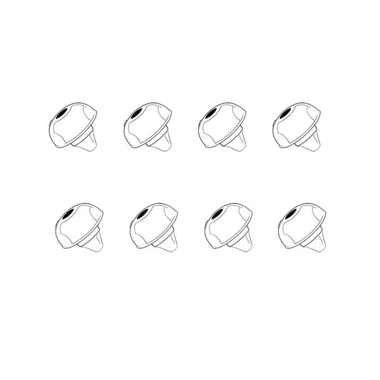 Anti-rattle doorglass