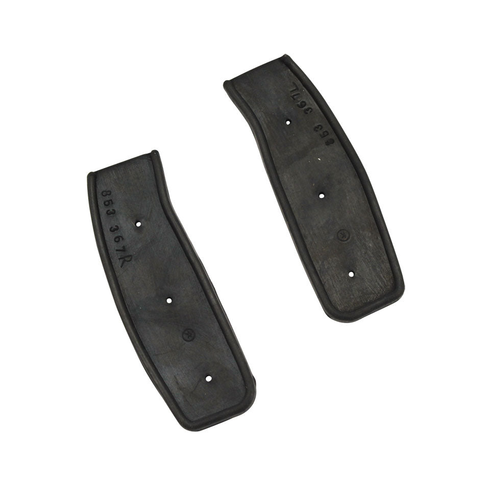 Lock pillar rubbers, coupe