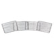 Grille engine lid, 4-pieces