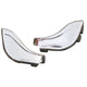 Gravel guard, front (aluminium)