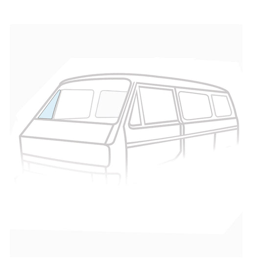 Vent wing window closed, right