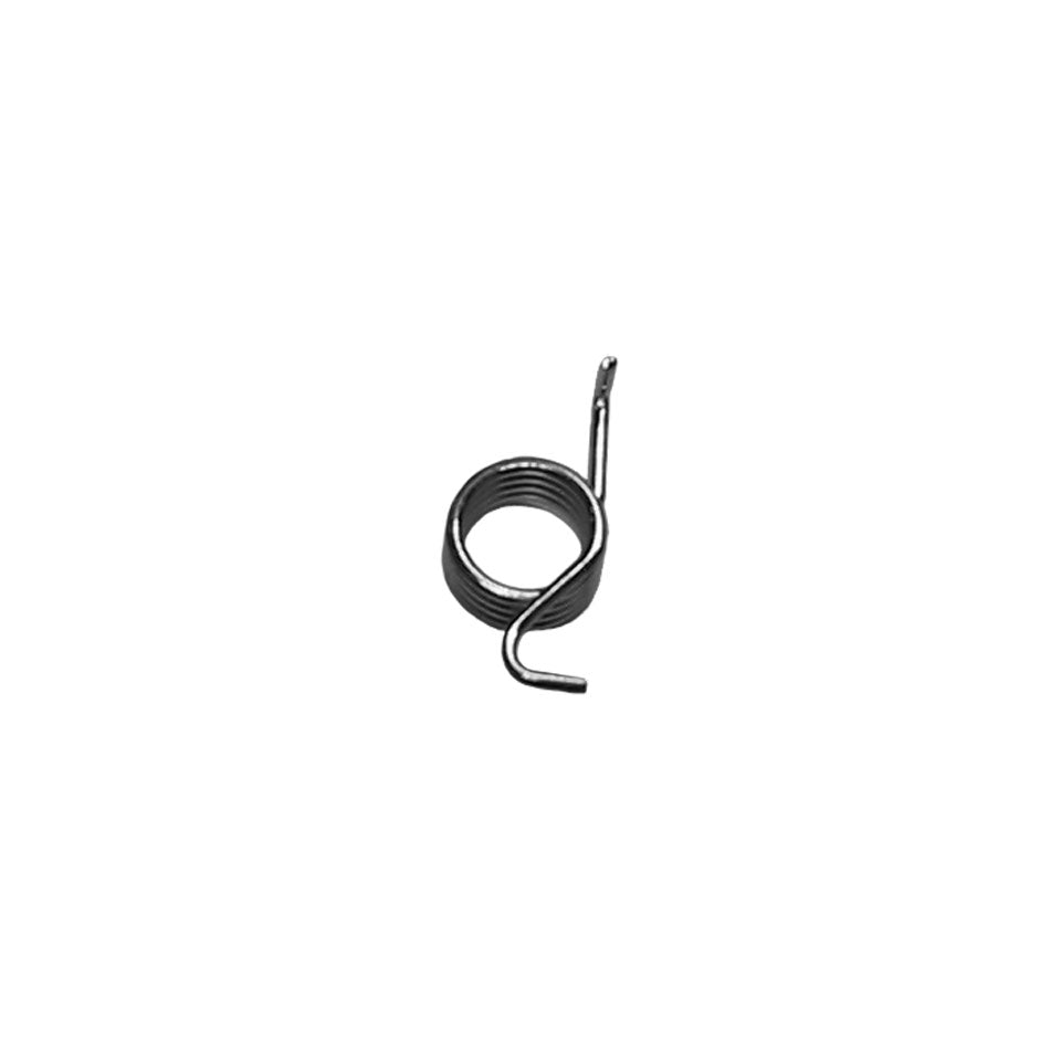 Spring door handle return
