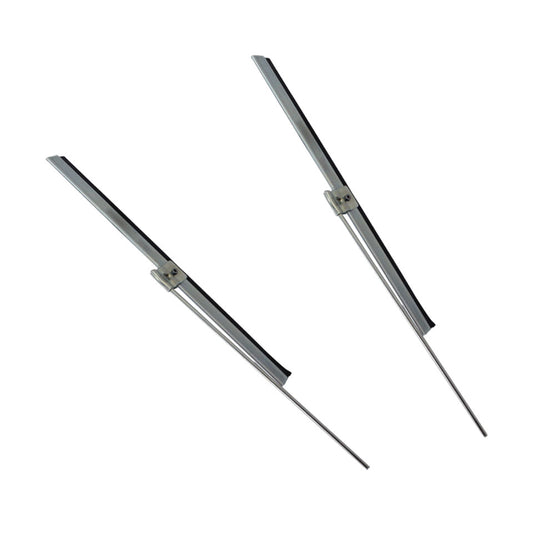 Wiper blade + arm, pair