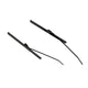 Wiper blade + arm, black, pair, 18.50cm