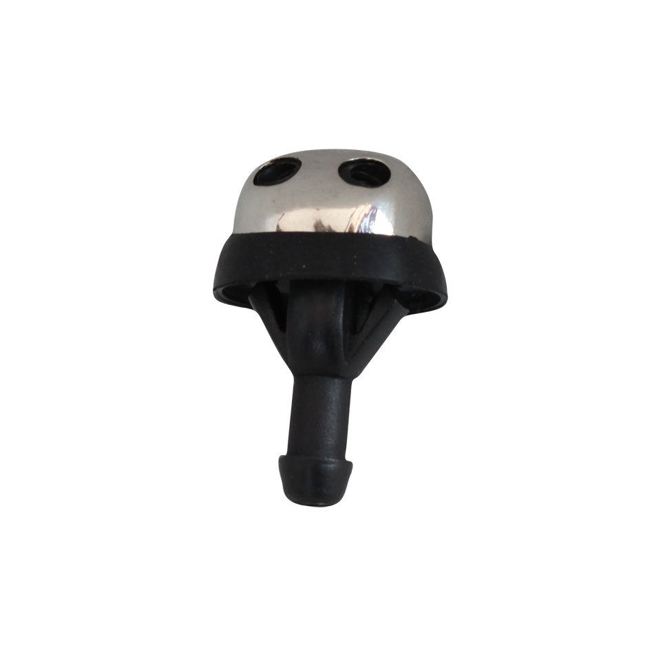 Windshield washer jet, chrome
