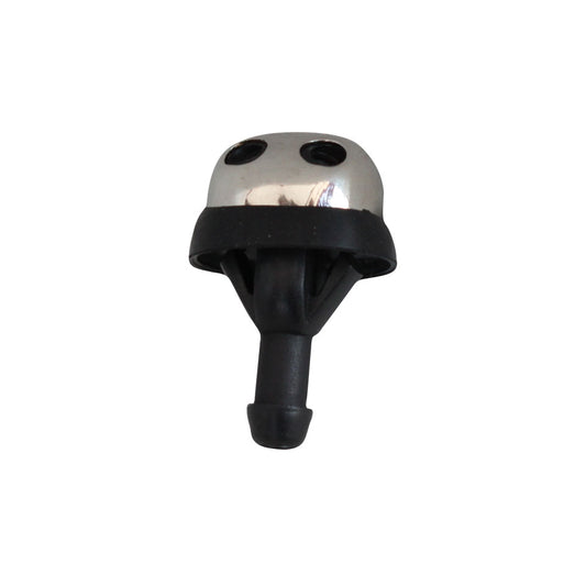 Windshield washer jet, chrome
