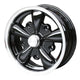 Wheel 5 spoke, black, 5 lug (5x205), 5.5x15&quot;, ET +20