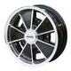 Wheel BRM, polished/black, 5 lug (5x205), 5 x 15&quot;, ET +5