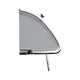 Vent window assembly, chrome, left