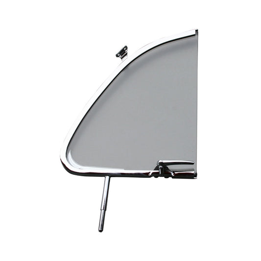 Vent window assembly, chrome, right