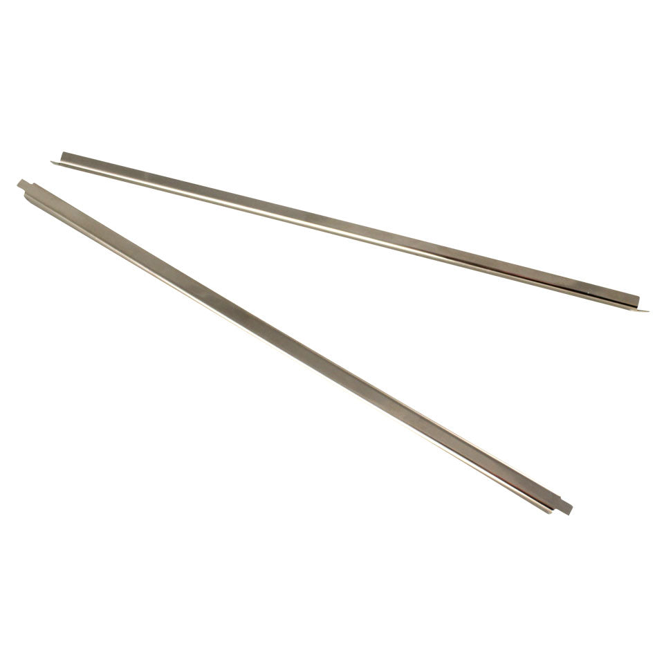 Divider bar stainless steel, as pair