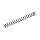 Emergency brake button return spring