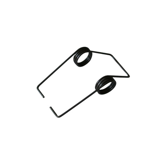 Emergency brake bar locking spring