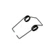 Emergency brake bar locking spring