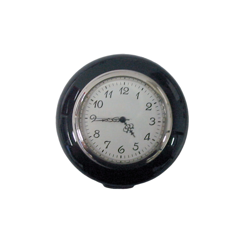 Horn button with clock
