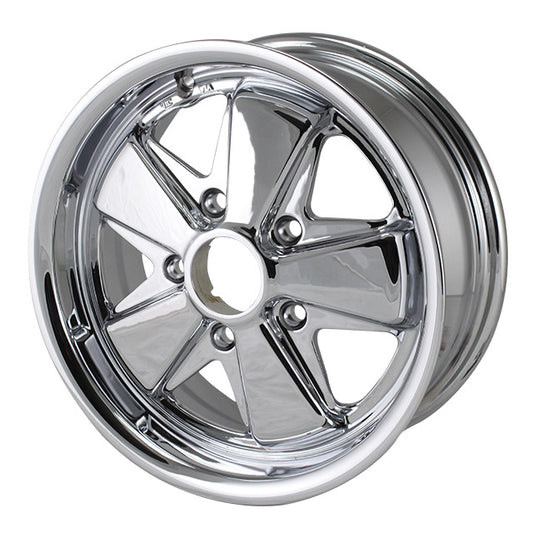 Wheel 911 style Deep6, chrome, 5 lug (5x130), 6 x 15&quot;, ET +35