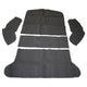 Carpet kit rear trunk without rear seats, black