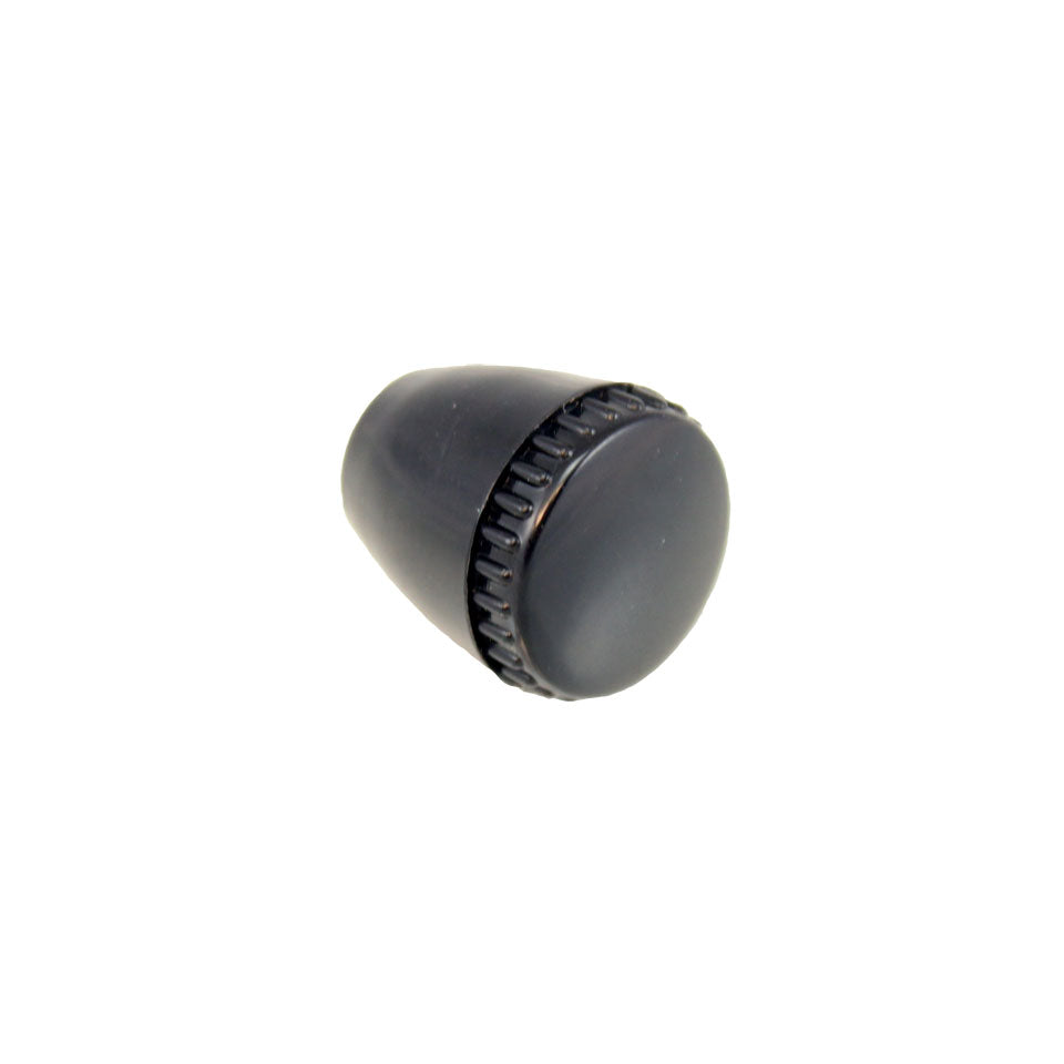 Knob on seat lever, black