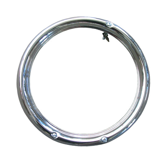 Headlight rim, chrome, 3 screw