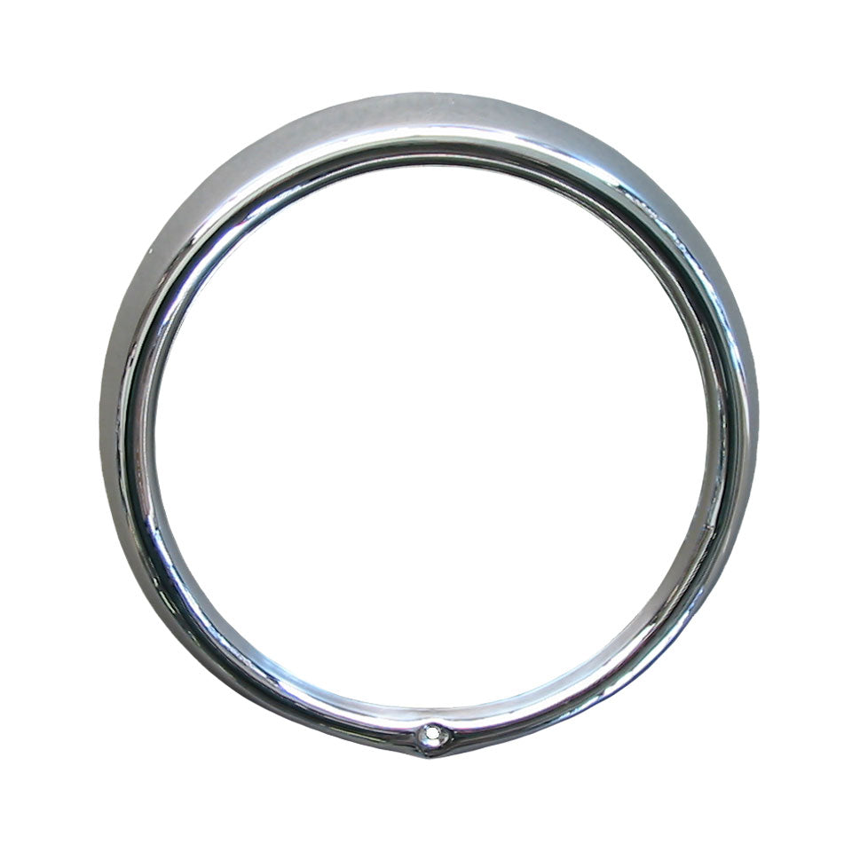 Headlight rim, chrome,  1 screw