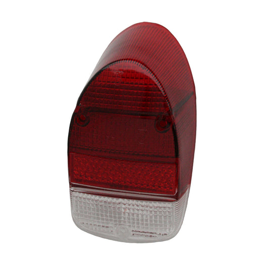 Tail light lens, Red/red/transparent