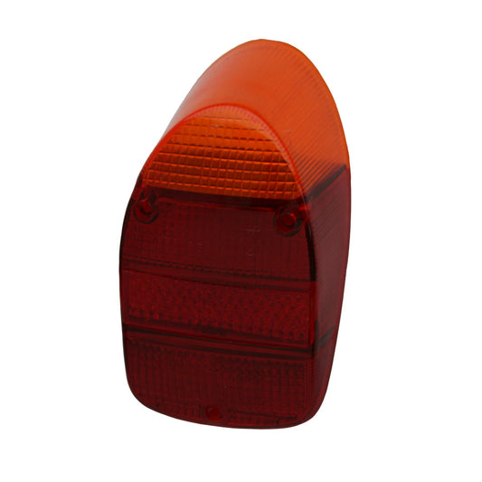 Tail light lens, European, Orange/red/red