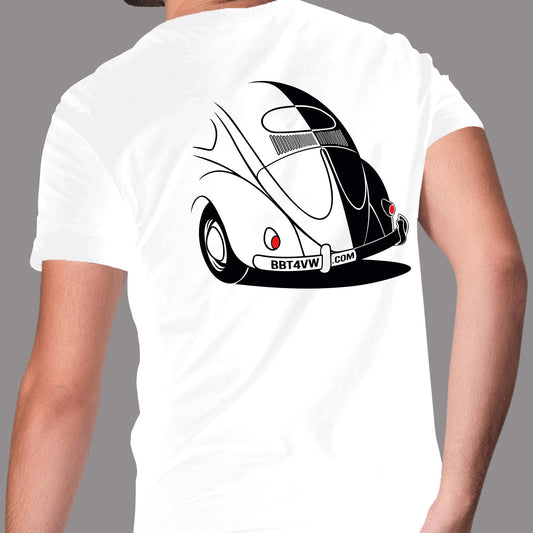 T-shirt 'Oval' white, Medium