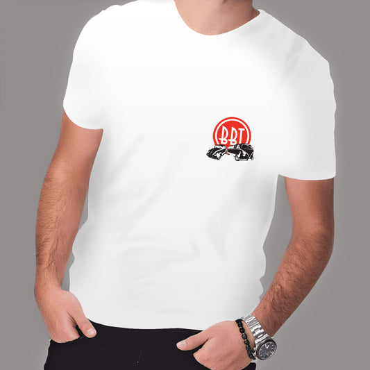 T-shirt 'Oval' white, XX-Large
