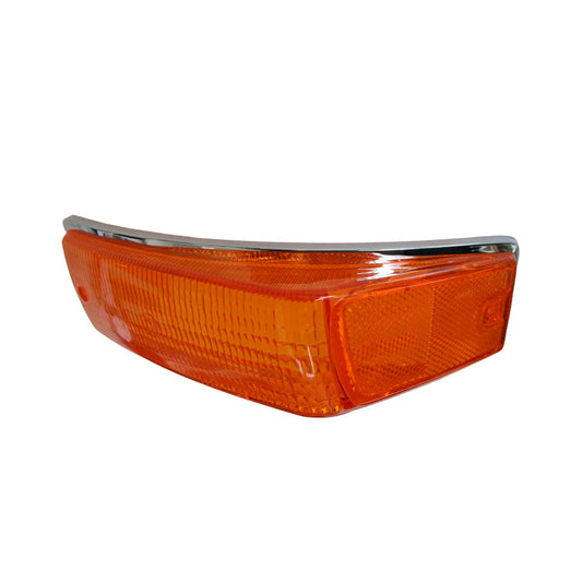 Front indicator lens, left, orange