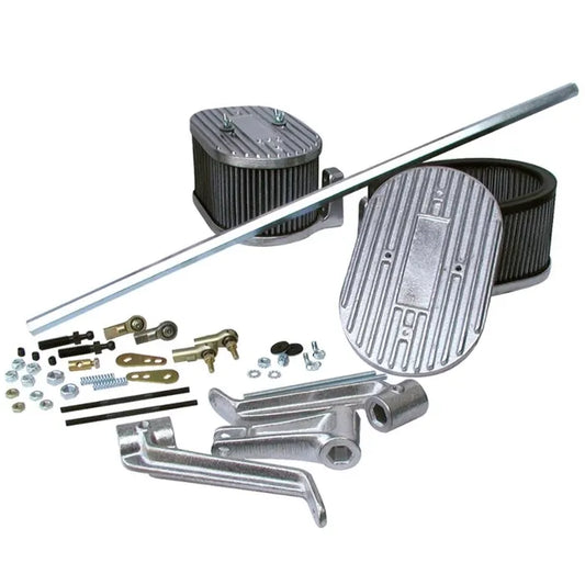 Air Filter & Linkage Kit for IDF/DRLA/HPMX Offset Manifold Beetle (1960-1979), T2 Bay (1968-1979), T2 Split Bus (1960-1967)