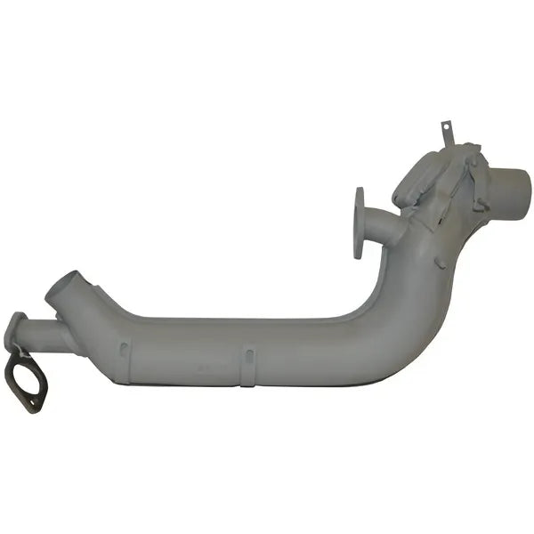 Big Bore Flanged Heat Exchanger Left OD38mm ID .35mm: Beetle (1960-1979), T2 Bay (1968-1979), T2 Split Bus (1960-1967)