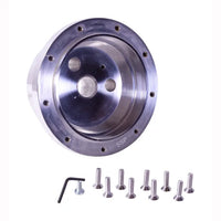 SSP Boss Kit, 9 Bolt, Polished Aluminium, PCD 9x102: T2 Bay (1974-1979), Baywindow USA (1974-1979)