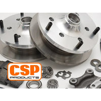 CSP Front Disc Brake Conversion Kit with 5x205 Stud Pattern for 14" Wheel: T2 Bay (1968-1970), T2 Split Bus (1964-1967)