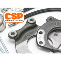 CSP Front Disc Brake Conversion Kit with 5x205 Stud Pattern for 14" Wheel: T2 Bay (1968-1970), T2 Split Bus (1964-1967)