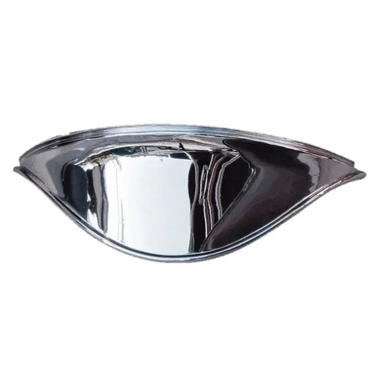 Flat 4 Headlight Eyebrows Chrome Pair: Beetle (1950-1967), Beetle Cabrio (1950-1967)