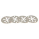 Splitscreen front badge clip set of 4 1950 to 1967