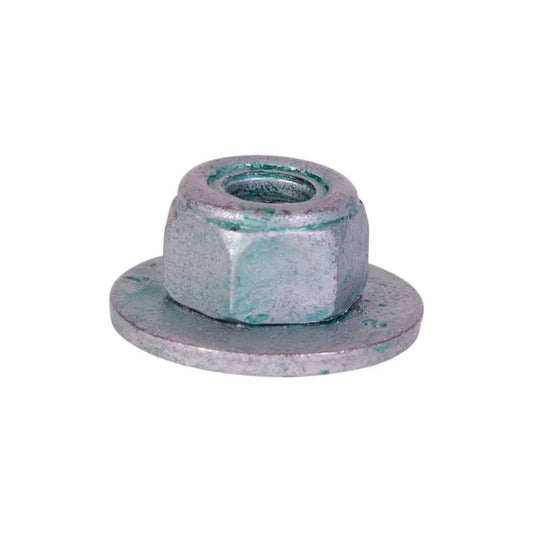 Hex Nut, Self Locking with Washer M6 - Handbrake Cable: Golf Mk1 (1979-1984), Golf Mk2 (1984-1992), T4 (1991-2003)