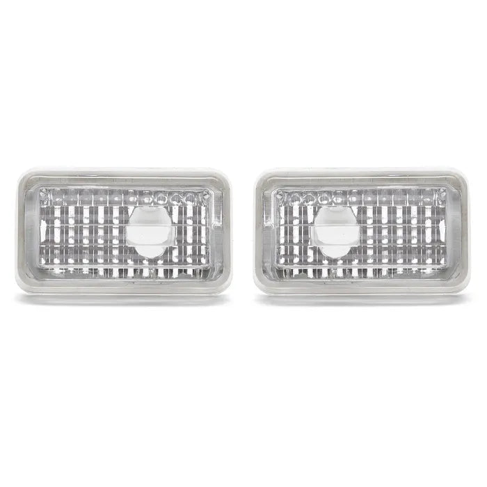 Side Repeaters Crystal Clear Pair: Golf Mk1 (1979-1983), Golf Mk2 (1984-1992), Corrado (1989-1995)