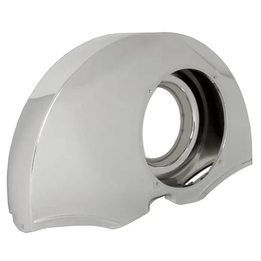 Fan Shroud Without Air Outlets Single Port Chrome: Beetle (1960-1979), T2 Bay (1968-1979), T2 Split Bus (1960-1967)