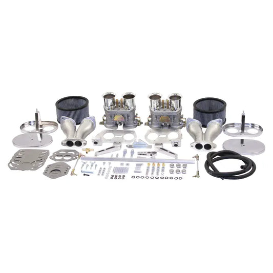 EMPI Twin 44 HPMX Carburettor Kit, Twin Port: Beetle (1960-1979), T2 Bay (1968-1979), T2 Split Bus (1960-1967)