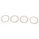 Shim Kit, Cylinder, 1700-2000cc, 0.040''/1.00mm, Set of 4: T2 Bay (1972-1979), T25 (1980-1983)