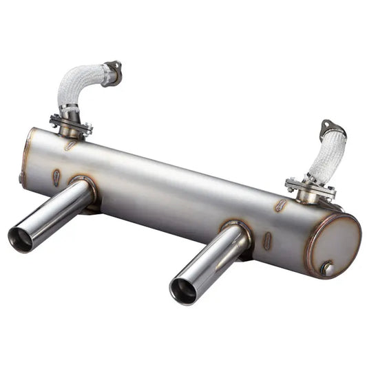 Vintage Speed Sports Exhaust System: Beetle (1956-1979), Karmann Ghia (1960-1974), Beetle Cabrio (1956-1979)