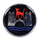 Wheel Centre Cap Emblem with Wolfsburg Logo 45mm Diameter: Beetle (1950-1979), T2 Bay (1968-1979), T2 Split Bus (1950-1967)