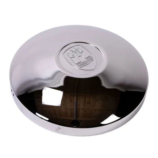 Wolfsburg Crest Hubcap in Chrome: Beetle (1968-1979), T2 Bay (1971-1979), T25 (1980-1991)