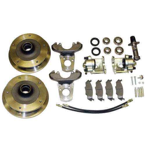 Empi Zero Offset Wide Five Disc Brake Kit (5/205): Beetle (1947-1965), Karmann Ghia (1955-1965), Beetle Cabrio (1949-1965)