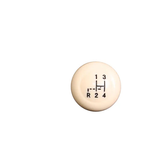 Vintage Speed Gear Knob with Stock Shift Pattern Ivory 12mm Thread: Beetle (1968-1979), T2 Bay (1968-1979), Beetle Cabrio (1968-1979)