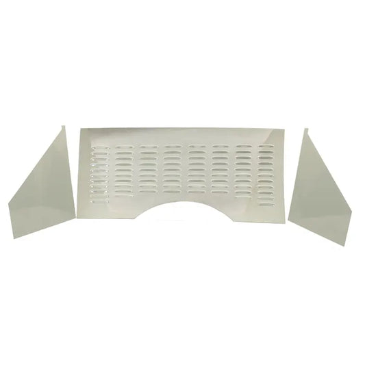 Firewall Stainless Steel Louvered 3 Piece: Beetle (1960-1979)