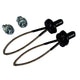Door Check Strap for One Piece Windows Pair: Beetle (1955-1979)