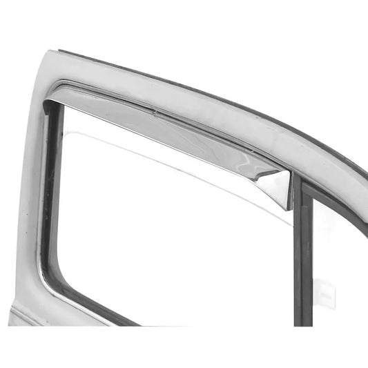 EMPI Window Vent Shades Stainless Steel Pair: Beetle (1965-1979)